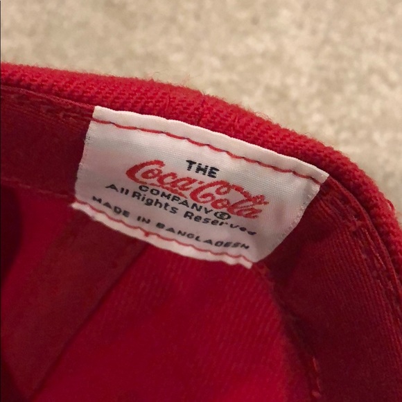 Coca Cola Hat - Pewter-style patch - Picture 5 of 6